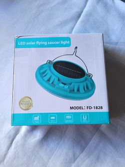 Solar Flying Saucer Light led