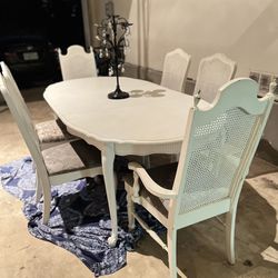French Provincial Chairs And Dining Table