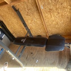 Weight Bench And Weights
