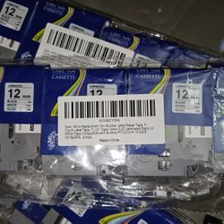 BPXX Replacement for Brother Label Maker Tape, P-
White Tape, Compatible with Brother 4-Pack
