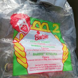Vintage 1995 McDonald's Kenyan Barbie Happy Meal Toy

