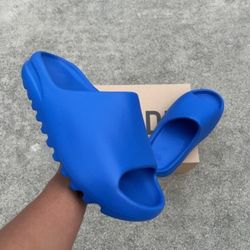 Adidas Yeezy Slides Azure