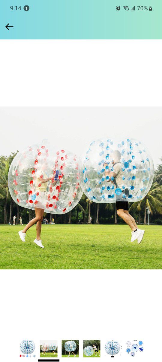 Bumper Bubble Soccer Balls for Teens/Adults, Body Zorb Ball Dia 4FT/5FT(1.2m/1.5m)

