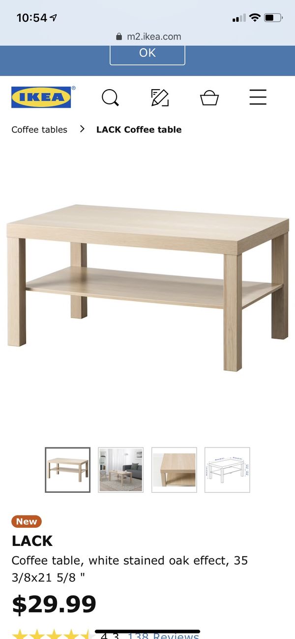 Ikea Lack Coffee Table For In Redmond Wa Offerup