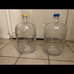3 Gallon Glass Containers