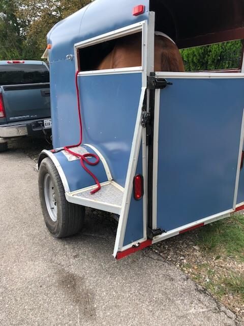 Remodeled horse trailer