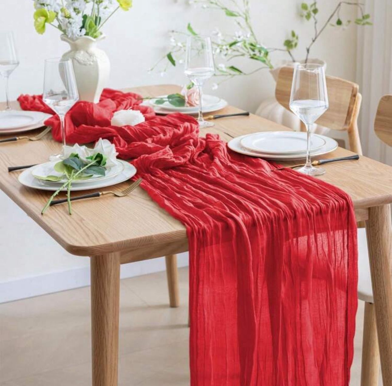 4pc Cheese Cloth Table Linen