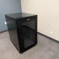 Sysracks 18U 35 inch Depth Soundproof Server Rack Cabinet Quiet Server Cabinet Enclosure Silent Acoustic Server Rack up to 36% Noise Reduction