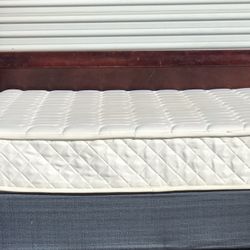 Queen Size Bed with Mattress Set