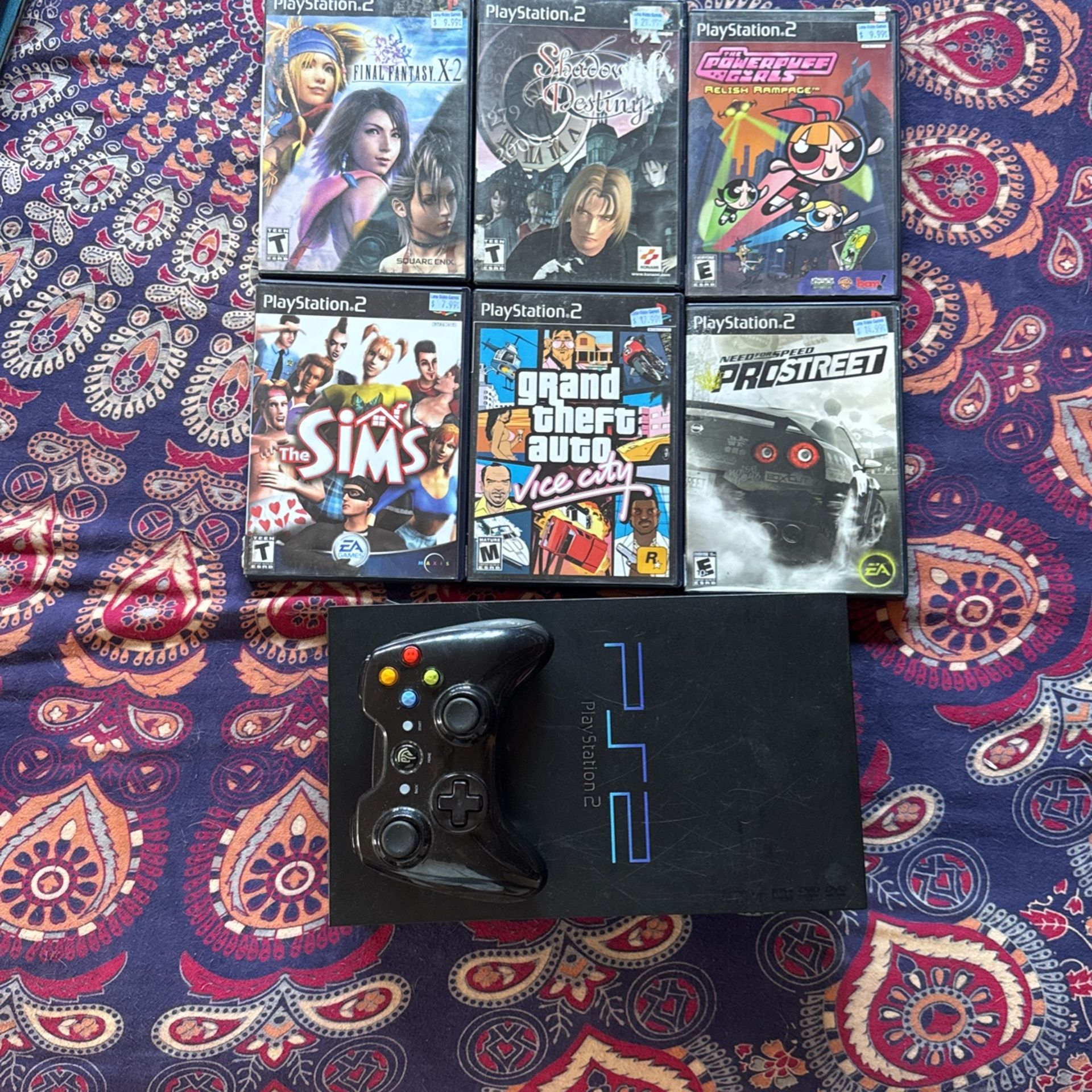 PS2 Remote & Games