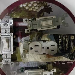 Plugs And Light Switch  3 Dollars Each 