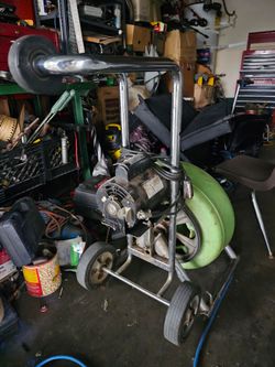 Industrial grade electric sewer and drain cleaning machine