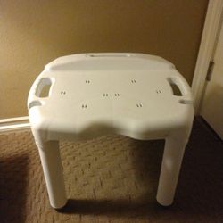 Heavy Duty White Shower Chair 