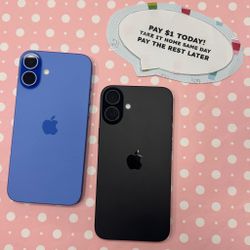 Apple iPhone 16 Plus - Pay $5 DOWN AVAILABLE - NO CREDIT NEEDED