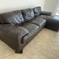 FREE  Leather Sofa