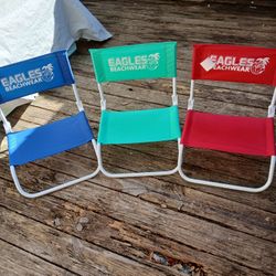 3 SAND BEACH CHAIRS- ALL FOR $15