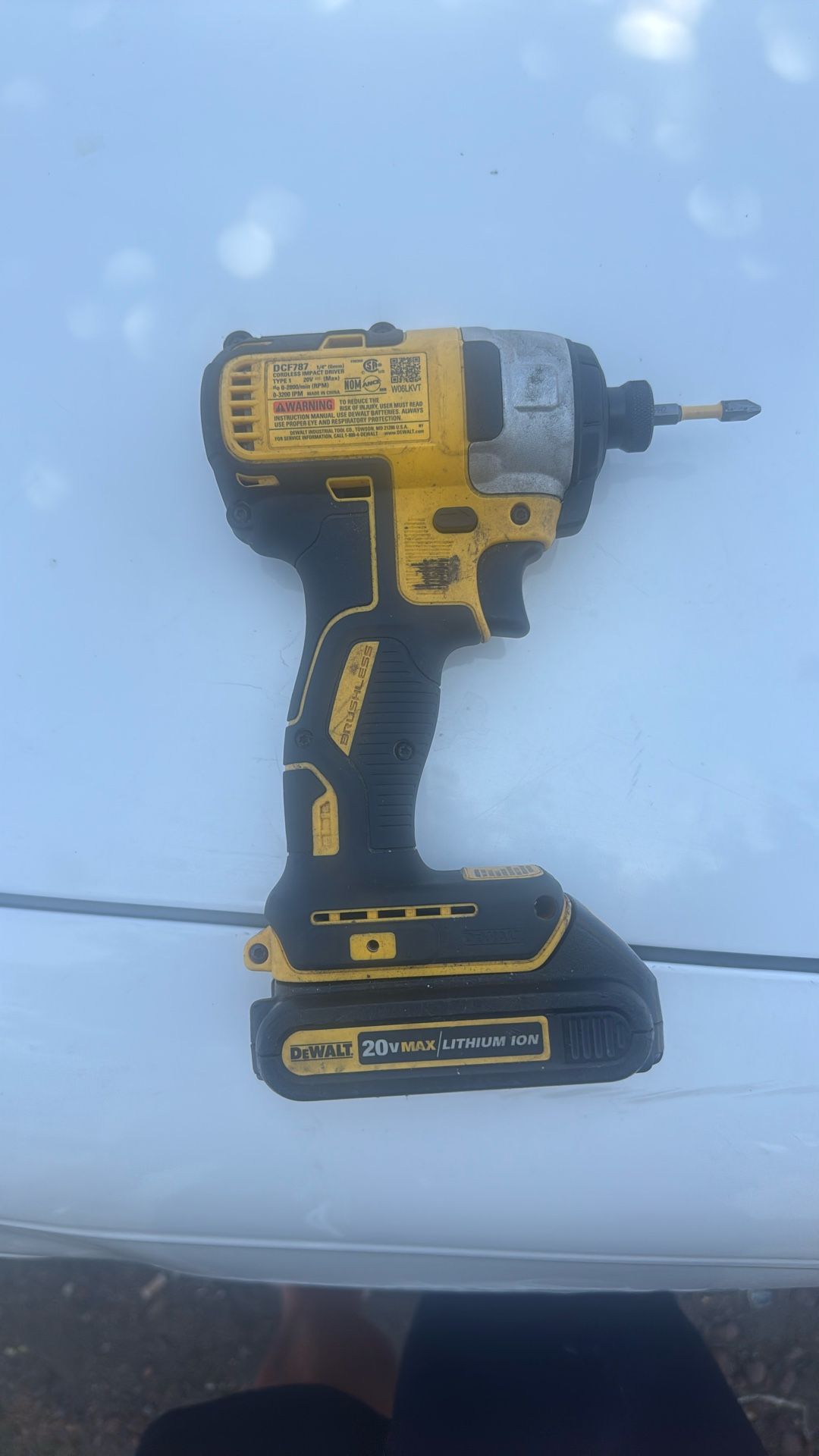 Dewalt Brushless 20 Volt Max With Battery