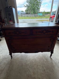 Antique wooden dresser