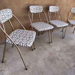 Mid Century Folding Chairs 