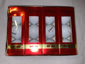 New Titleist DT 80 Wound Construction With Lithium Surlyn Cover Superior Performance And Durability