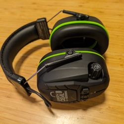 Green Devil Bluetooth Over-Ear Hearing Protection w/ Mic & Speakers