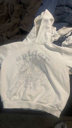 White Beaded Spider/SP5 hoodie