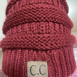 NWT CC Maroon hat