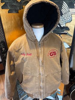 Duck Cloth Hooded Work Jacket men’s medium
