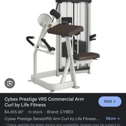 Commercial Cybex Arm Curl Gym Equipment 
