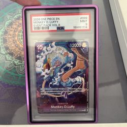 PSA 9 Event Pack Vol 8 Luffy 