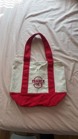 Mini Red Trader Joe's Canvas Tote Bag