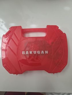 Red Bakugan Storage Set and Figures/Cards