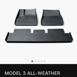 Tesla Model 3 All Weather Interior Liners 