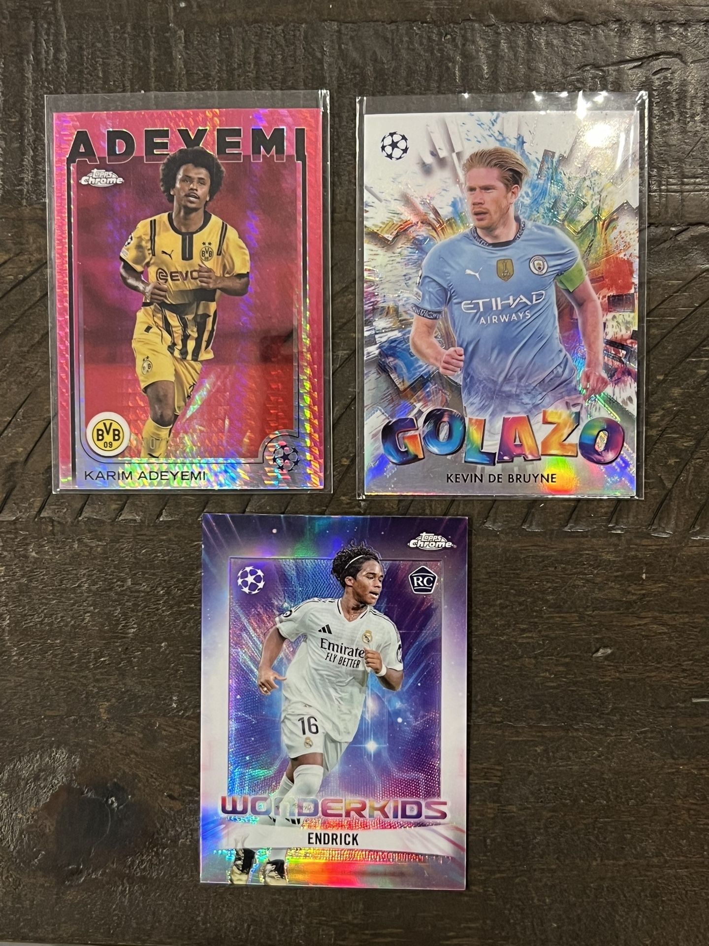 Topps Chrome Soccer Cards