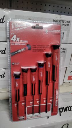 MILWAUKEE 6PC./P. PRECISION SCREWDRIVER SET