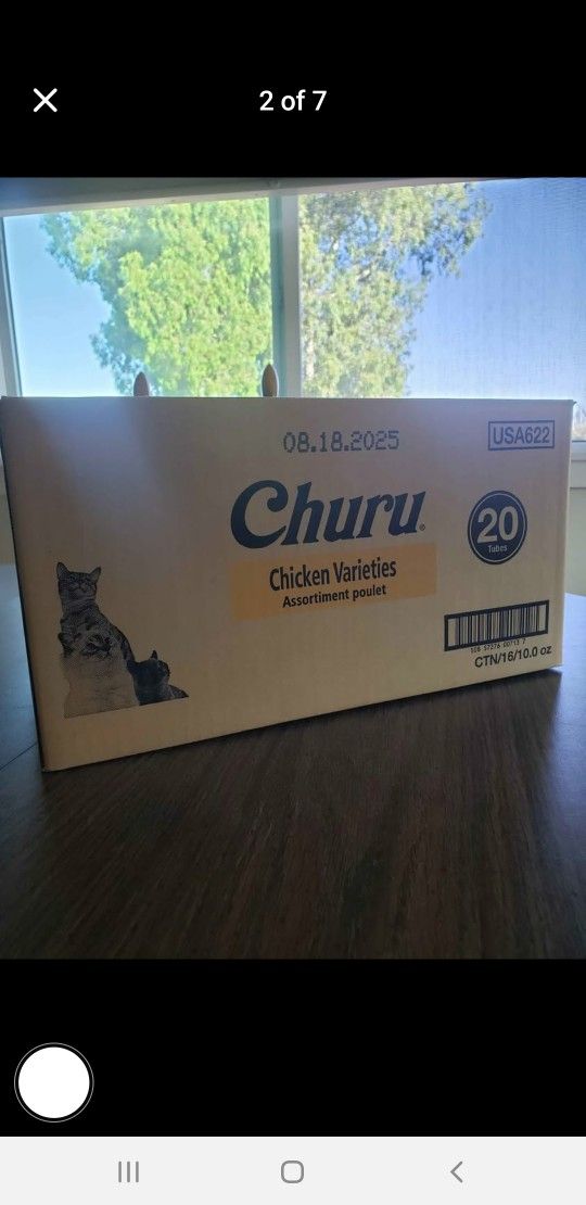 Churu Cat Treats - Chicken Variety - Case Of 320 Tubes