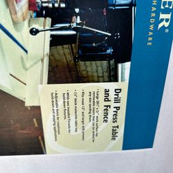 Rockler Drill Press Table And Fence