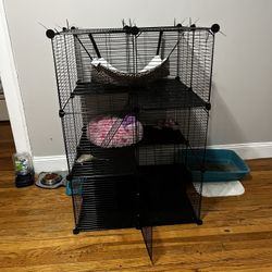 Cat Cage W/ Hammock