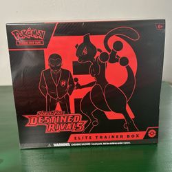 Sealed/New Pokemon TCG Destined Rivals ETB Elite Trainer Box