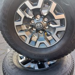 Juego De Rines Para Trocas Toyota Tacoma 4Runer Sequoia Tundra Yantas Muy Buenas Condiciones Medida 16