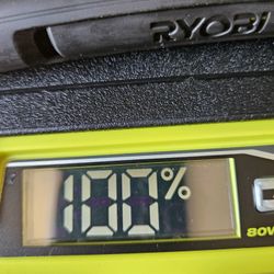 RYOBI
80V 10.0 Ah Lithium-lon
Battery