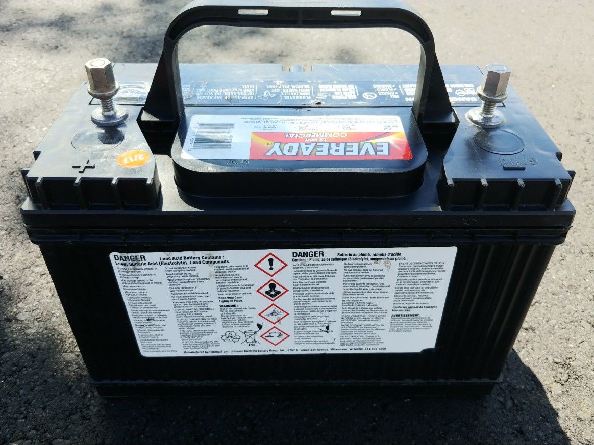 RARE+POWERFUL Johnson Controls Battery Group Inc. X2 Eveready 12v