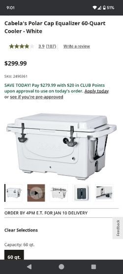 Cabela's Cooler Boat Hunting Ice Cold Like New