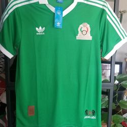 Adidas Mens Mexico Jersey 86 Size Large No Trade 