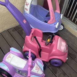 Cozy coupe and others all3 as is CASH ONLY