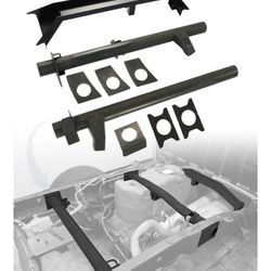 Mountainpeak 3PCS Front and Rear Fuel Tank Support Crossmembers & Rear Upper Shock Mount Crossmember Fit for 2007-2014 Chevy Silverado & GMC Sierra 15