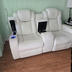 Living Room Leather Set