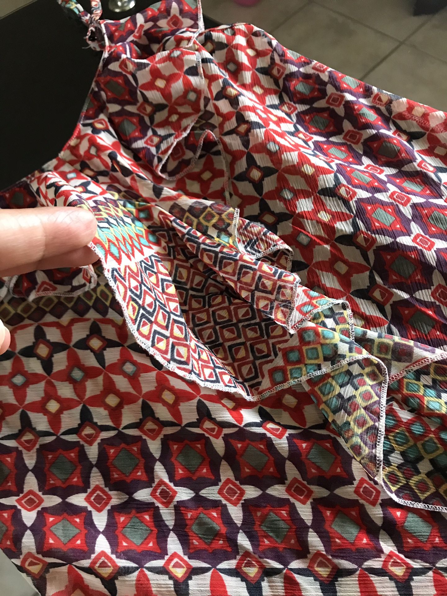 Guess Los Angeles Women’s Shirt With Folds In Front Size S Multicolor