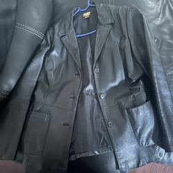 Leather Jacket Large Size 