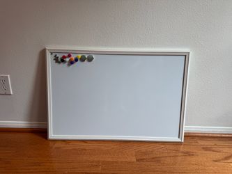 Small Framed Magnetic Dry-Erase Board